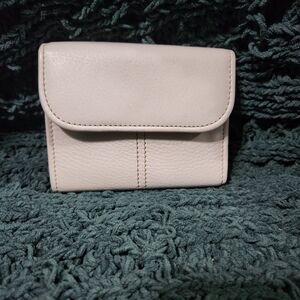 Coach White Bifold Leather Wallet